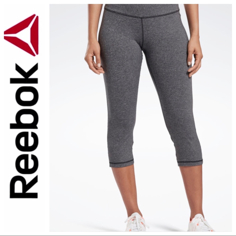 💕SALE💕 Reebok Gray Crop Leggings - Picture 3 of 11